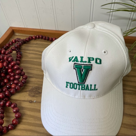 Valpo Football White Baseball Hat - Picture 2 of 5